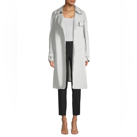 ❌SOLD❌ DONNA KARAN Embellished Trench Coat - Picture 16 of 16